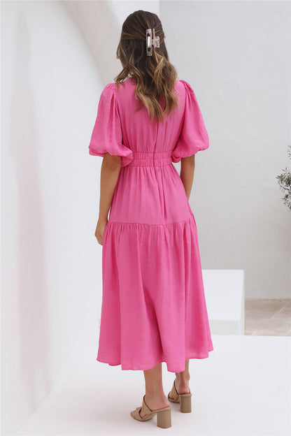Bed Of Flowers Maxi Dress Pinkk