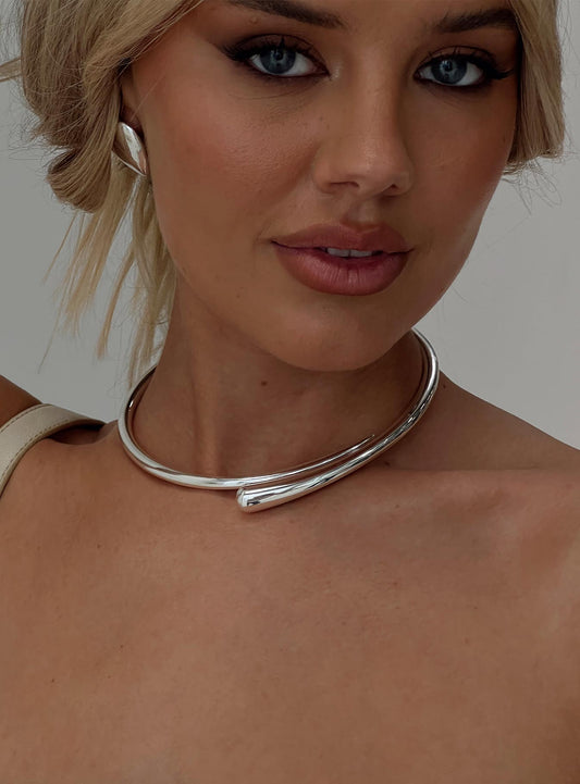 Feed The Fire Necklace Silver