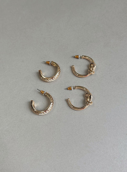 Moonshine Earring Set Gold