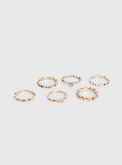 Never Alone Ring Pack Gold