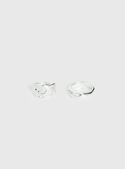 Midnight Rush Ring Pack Silver