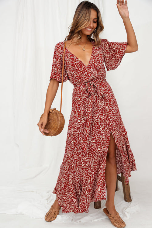 Eternity Maxi Dress Wine