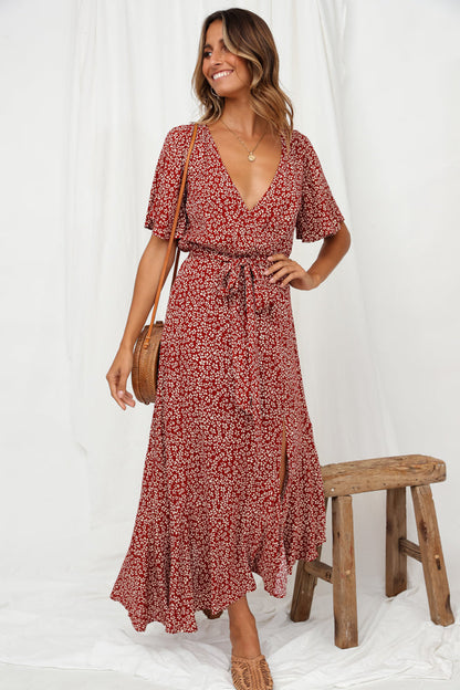 Eternity Maxi Dress Wine