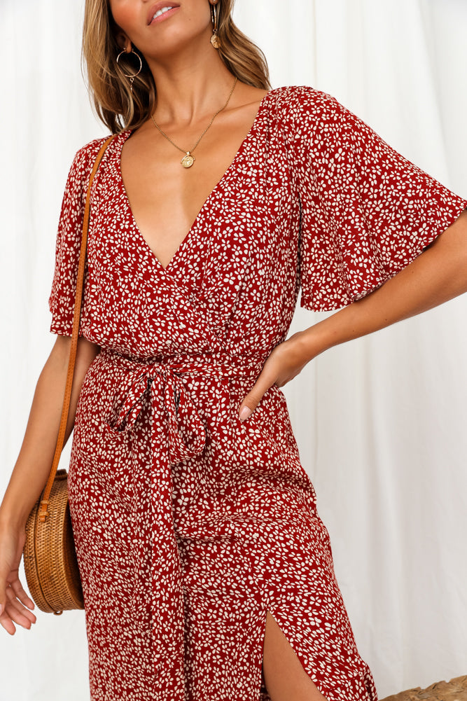 Eternity Maxi Dress Wine