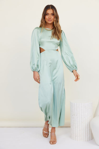 Under The Shade Maxi Dress Sage