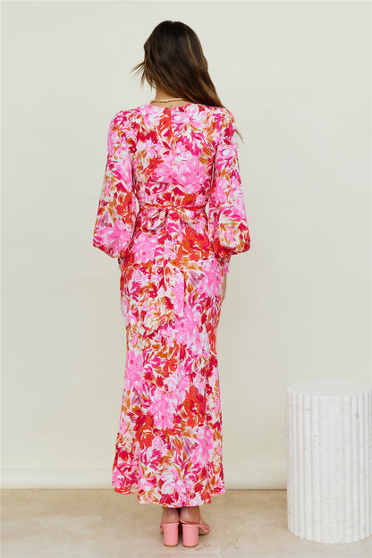 Starry Night Maxi Dress Pink