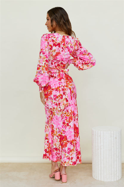 Starry Night Maxi Dress Pink