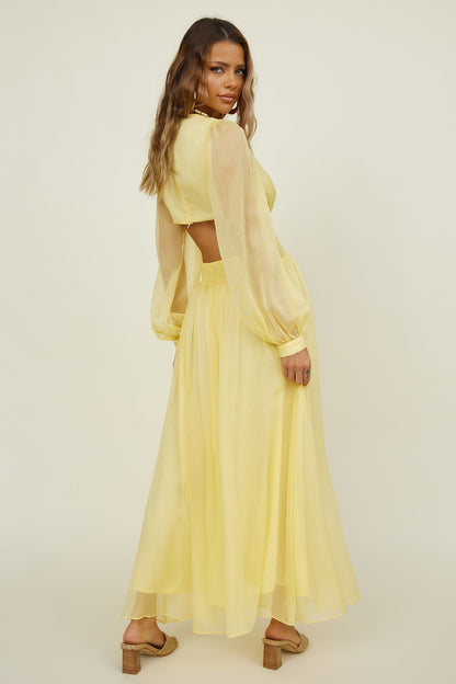 Celsius Maxi Dress Yellow