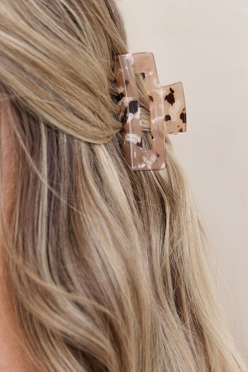 Coconuts Claw Clip Beige