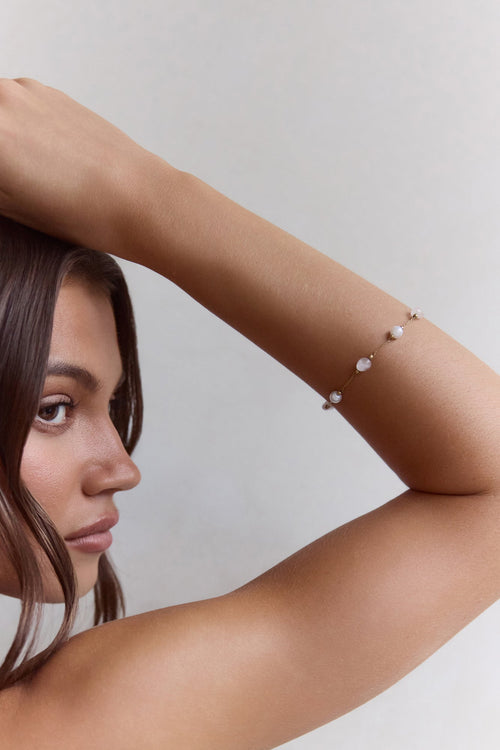 Island Girl Bracelet Gold Pearl