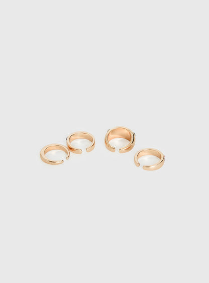 Kortney Ring Pack Gold