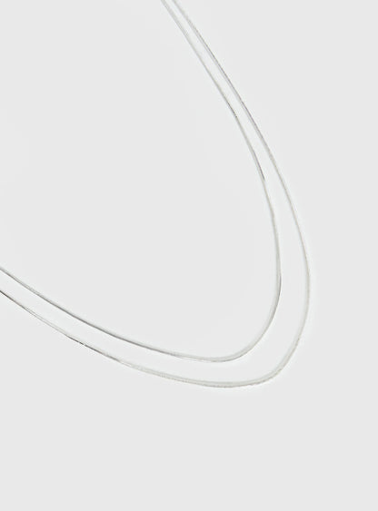 Dressed Up Dainty Chain Belt Silver
