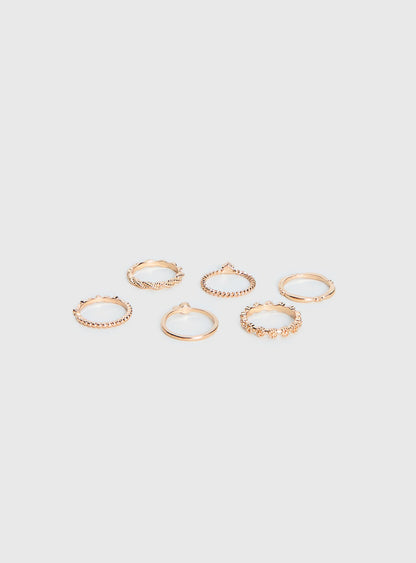 Never Alone Ring Pack Gold