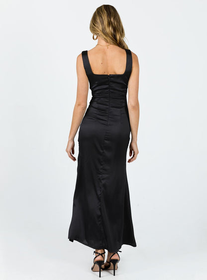 Lynsey Midi Dress Black