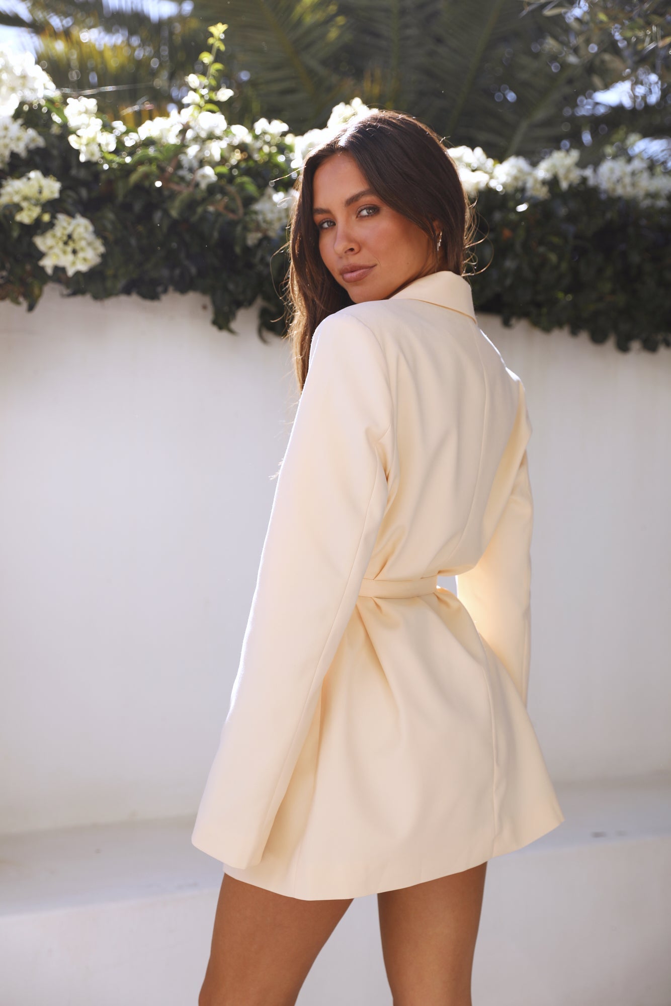 LIONESS Olympia Blazer Dress Lemon