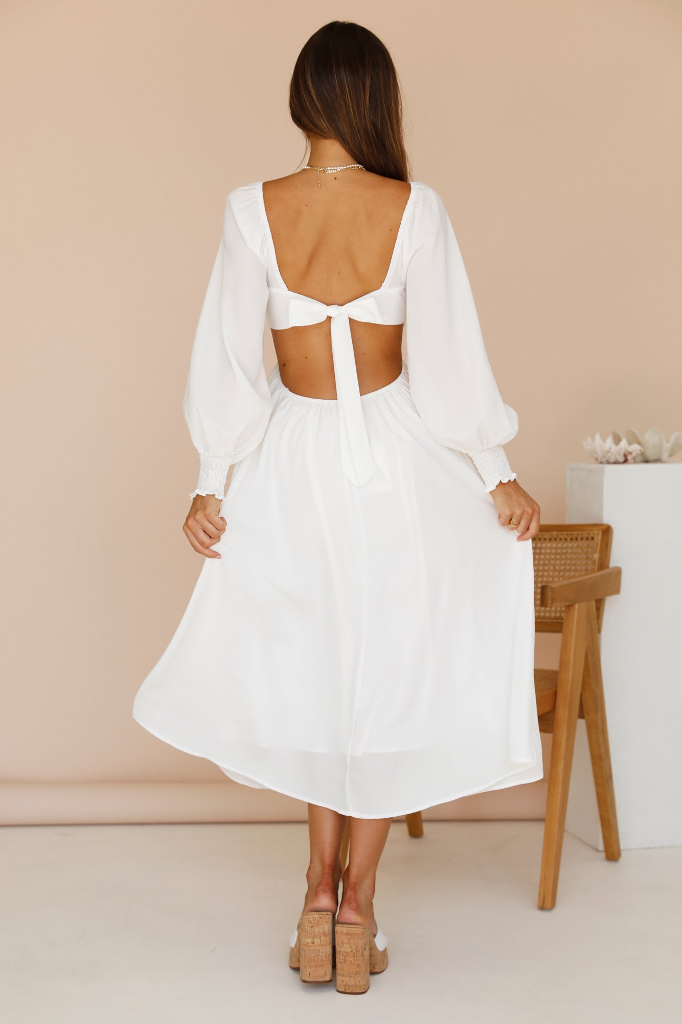 Greetings From An Angel Maxi Dress White