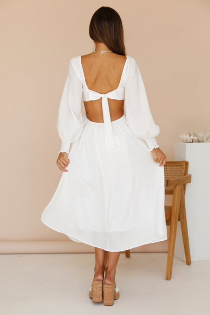 Greetings From An Angel Maxi Dress White