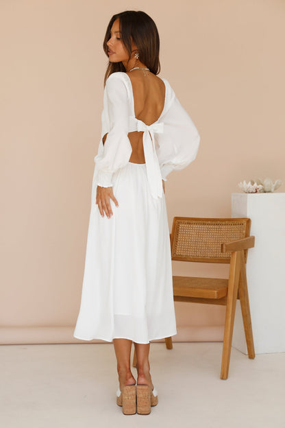 Greetings From An Angel Maxi Dress White