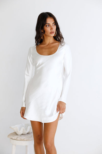 Loren Dress White