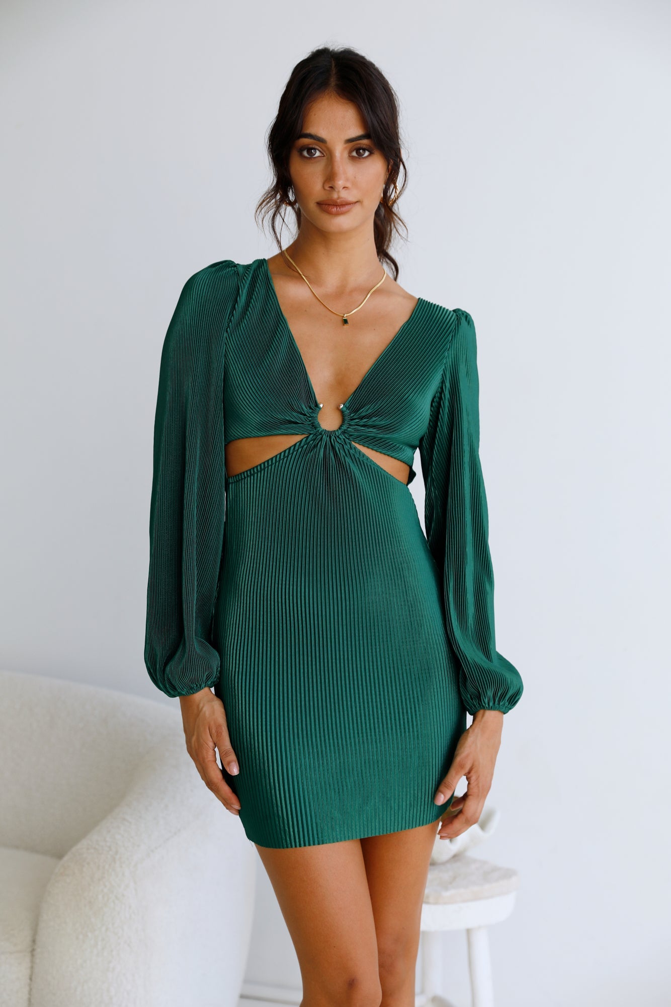 In My World Dress Green