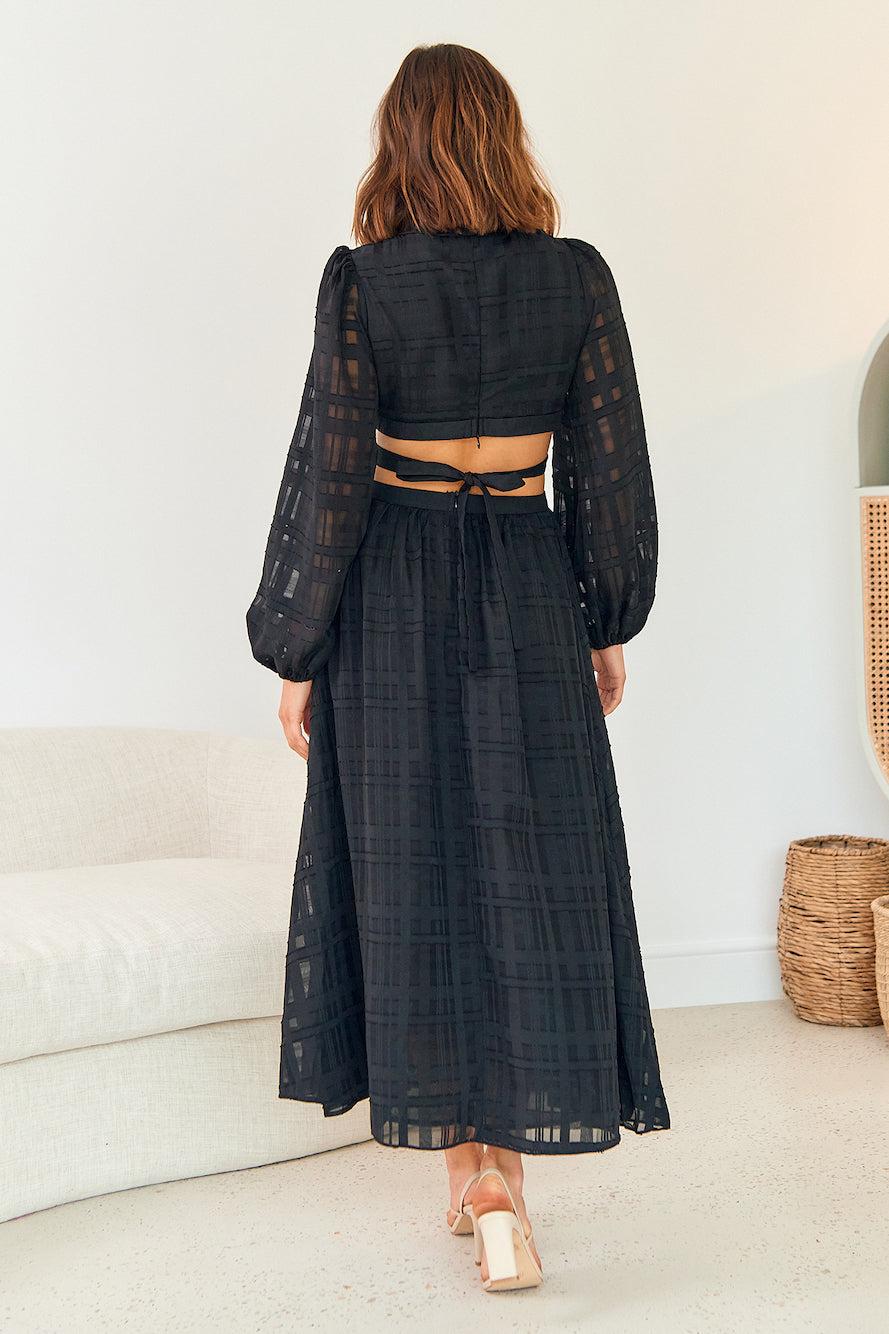 Neo Paradise Maxi Dress Black