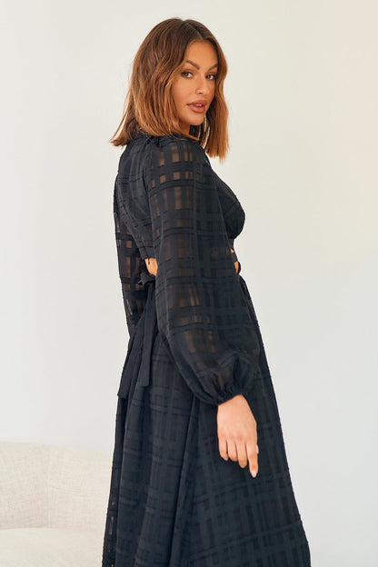 Neo Paradise Maxi Dress Black