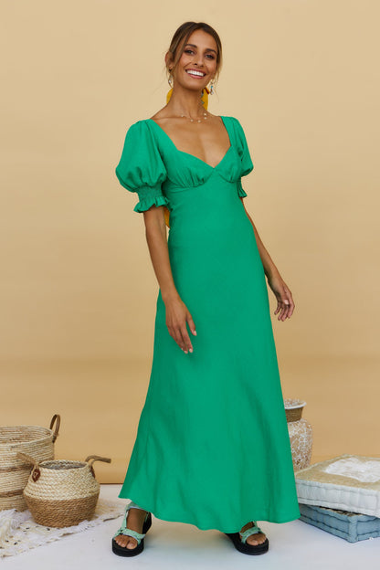 Calyx Maxi Dress Green