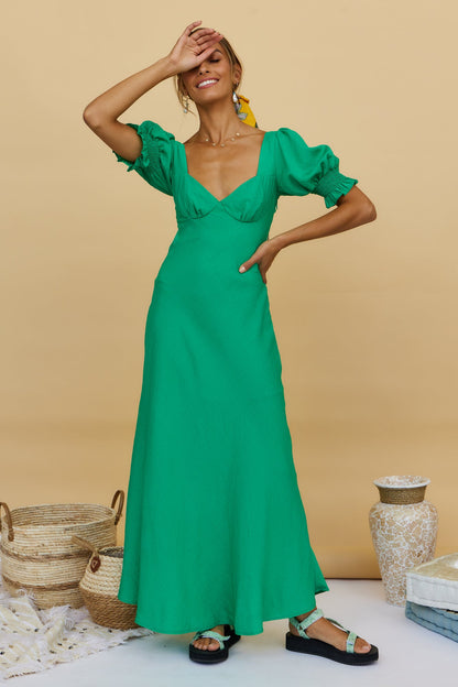 Calyx Maxi Dress Green