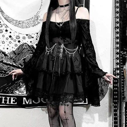 Cinch Frill Fairycore Skirt