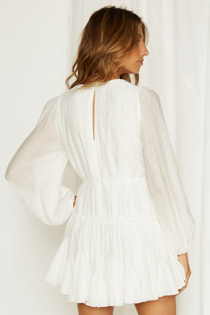 Downtown In The Evening Dress White